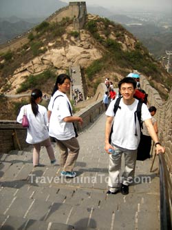 Jim at badaling great wall of china