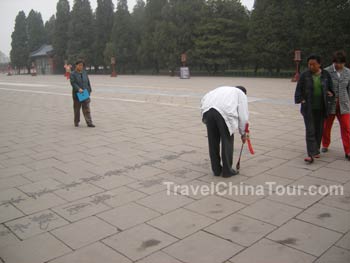 Chinese Calligraphy Outdoors