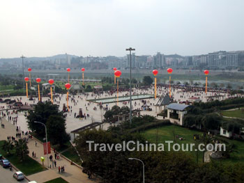 Chinese new year celebration dazhou square
