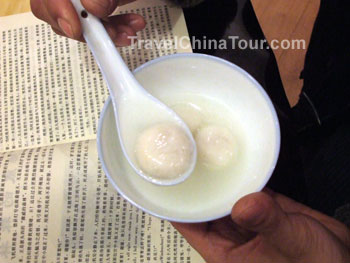 Chinese new year food tang yuan