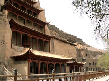 mogao caves in gansu province