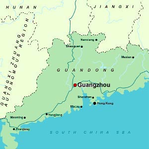 guangdong province map