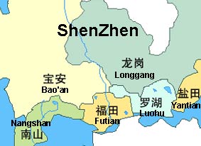 shenzhen map