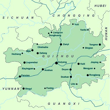 guizhou map