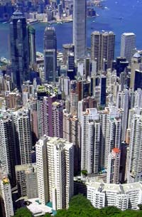 view from victoria peak