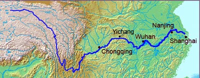 yangtze river map